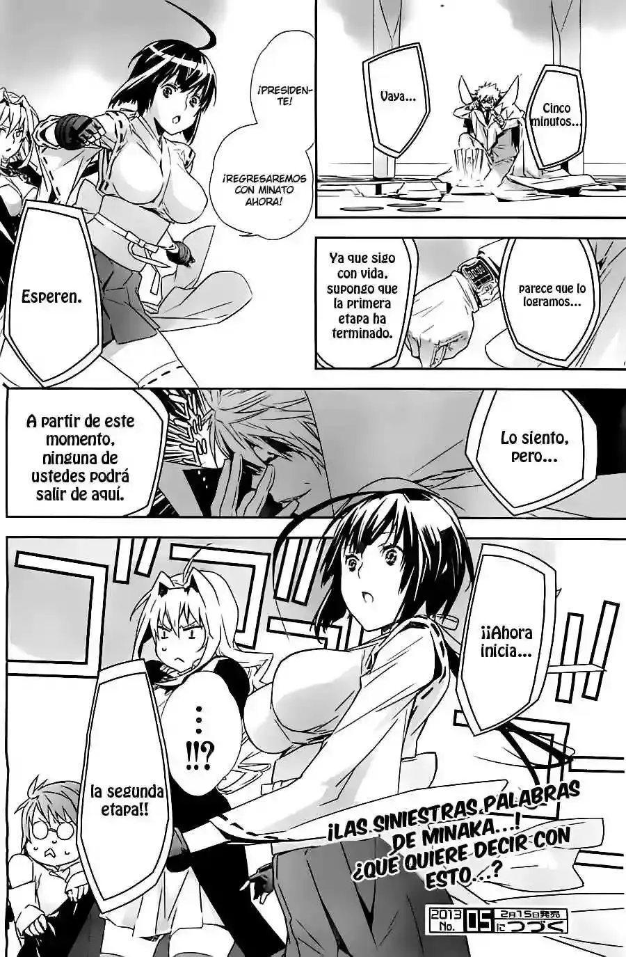 Sekirei capítulo 142, página 17