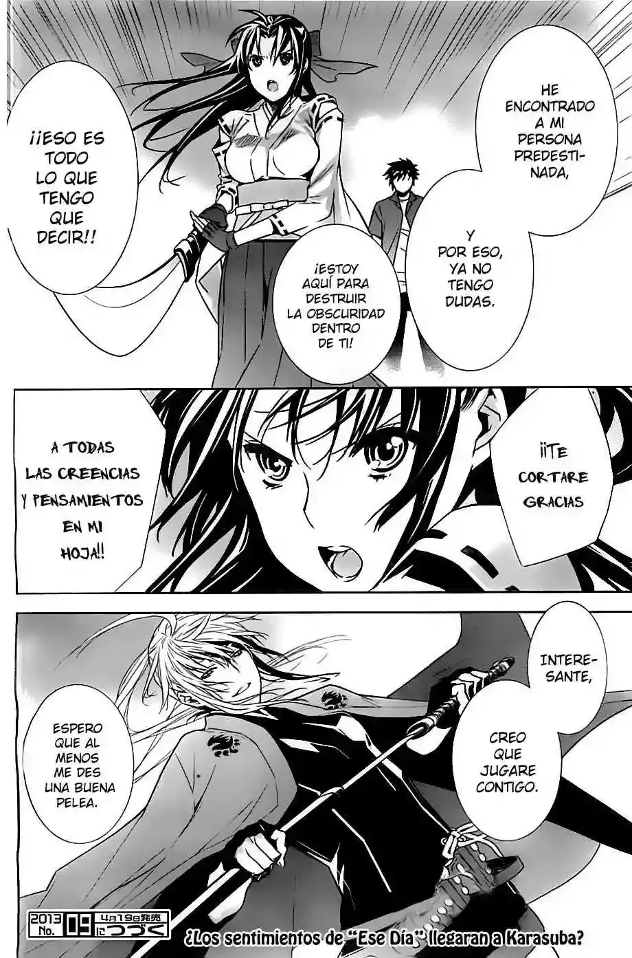 Sekirei capítulo 144, página 17