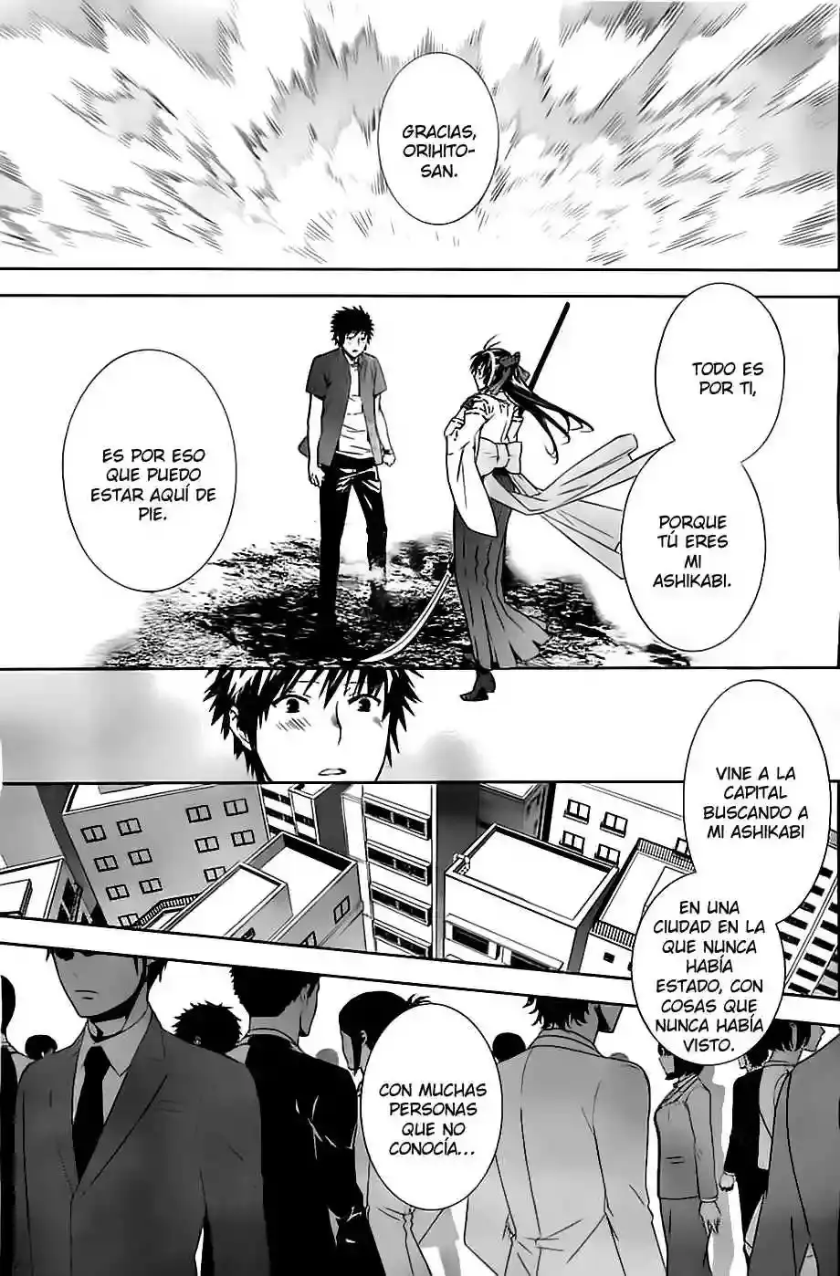 Sekirei capítulo 147, página 4