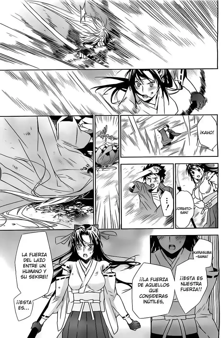 Sekirei capítulo 147, página 14