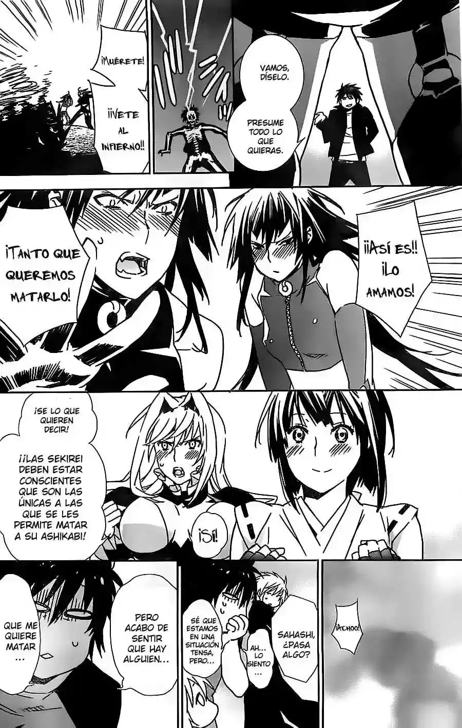 Sekirei capítulo 149, página 13