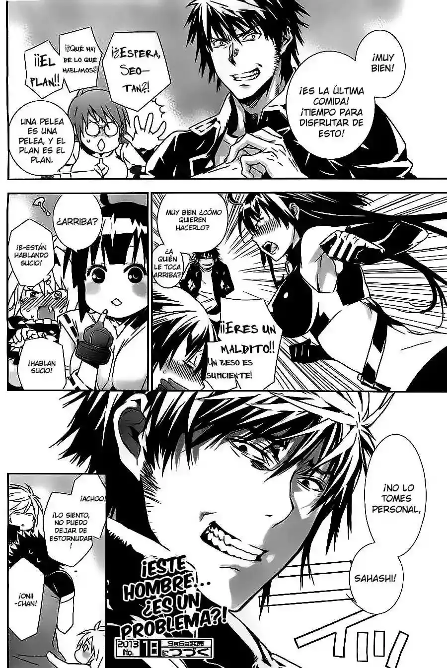 Sekirei capítulo 150, página 16