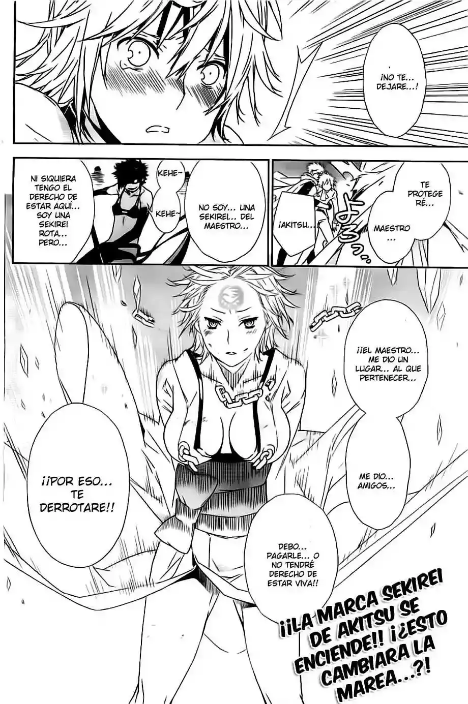 Sekirei capítulo 152, página 20