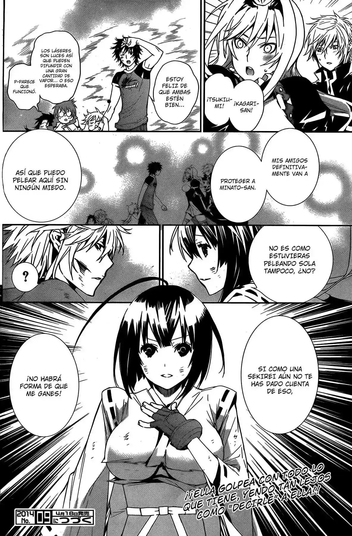 Sekirei capítulo 162, página 19