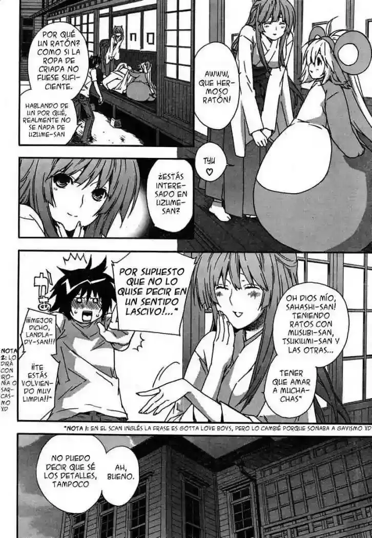 Sekirei capítulo 33, página 4