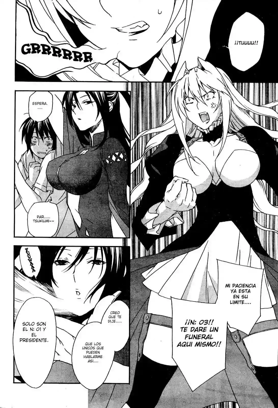 Sekirei capítulo 51, página 4