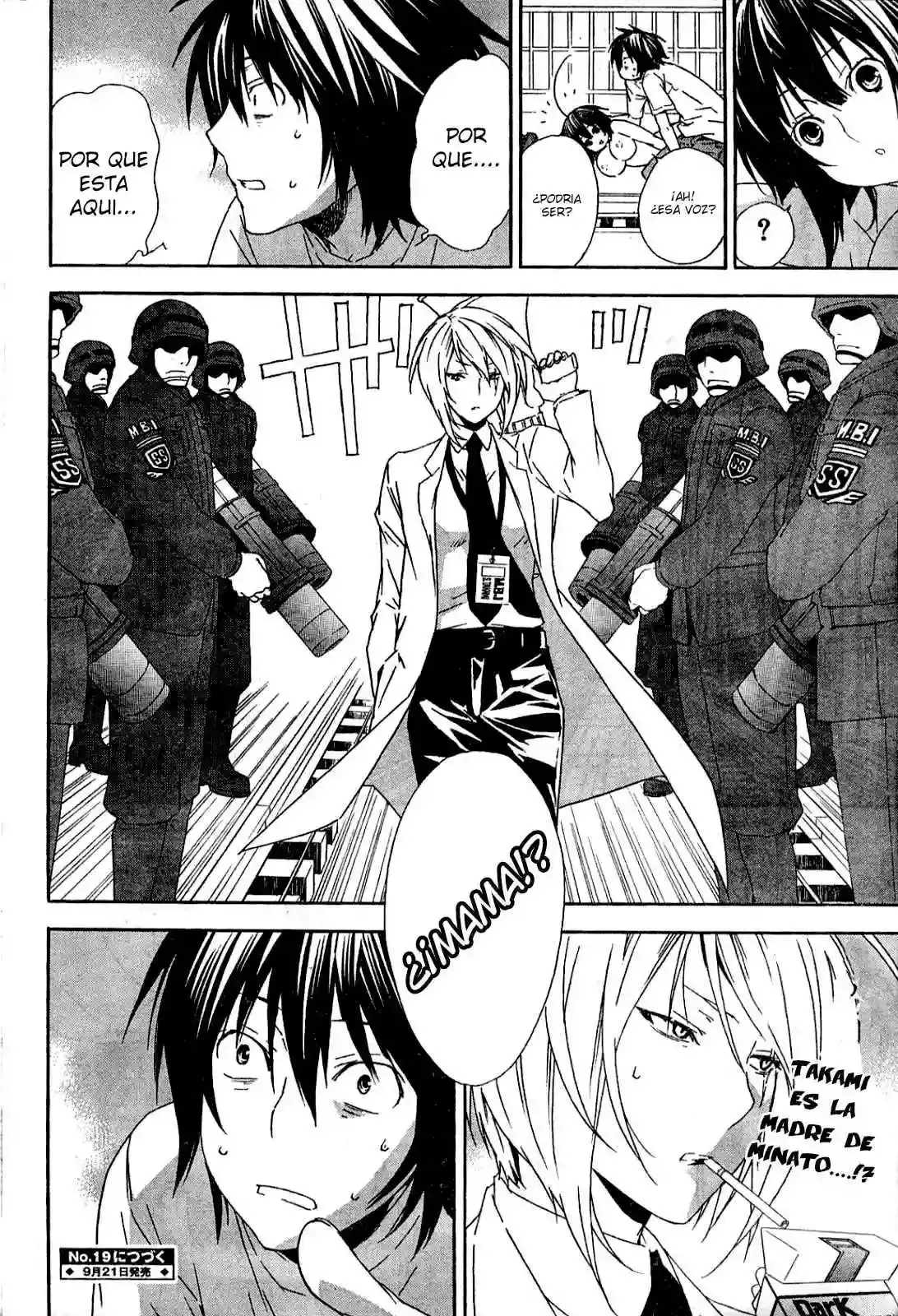 Sekirei capítulo 51, página 20