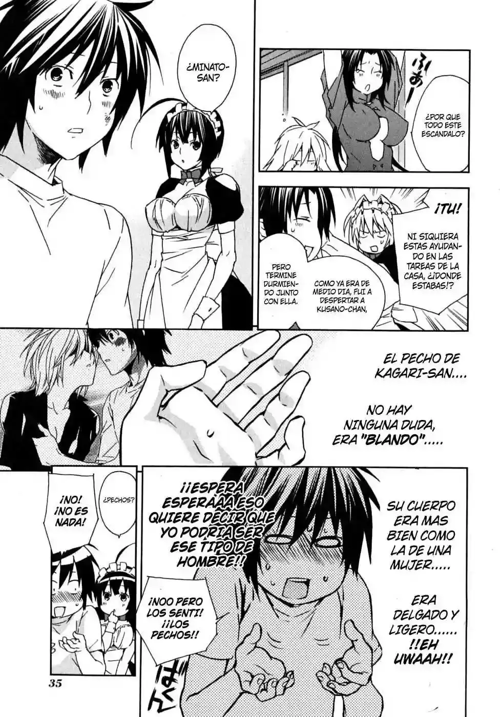 Sekirei capítulo 58, página 14
