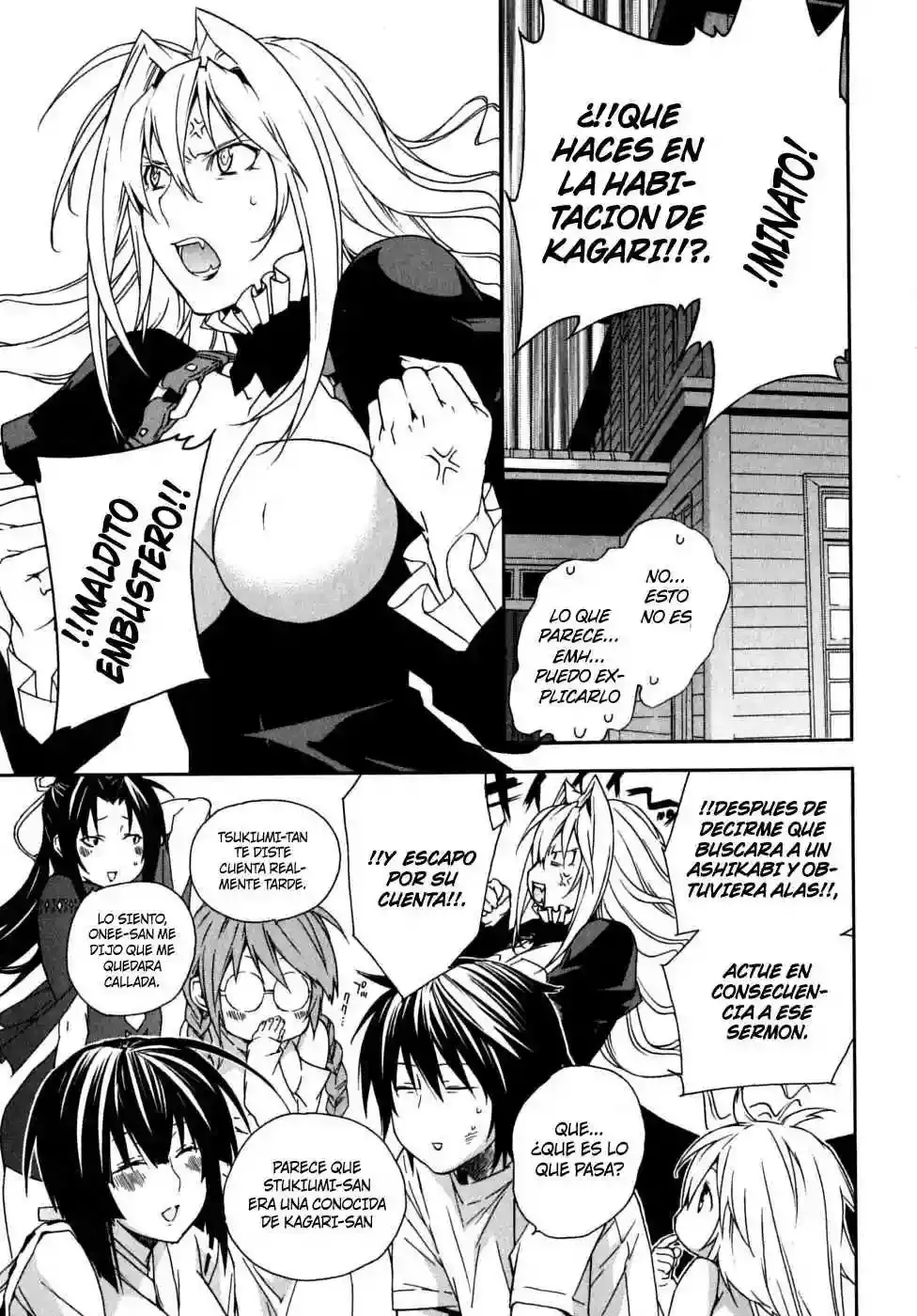Sekirei capítulo 60, página 17