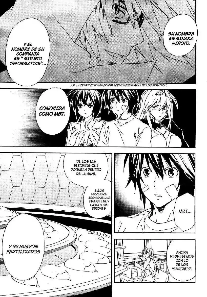 Sekirei capítulo 71, página 13