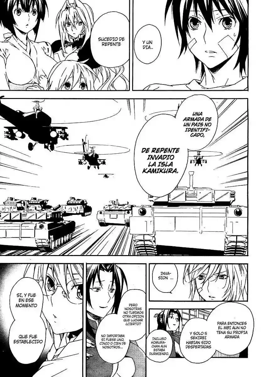 Sekirei capítulo 71, página 17