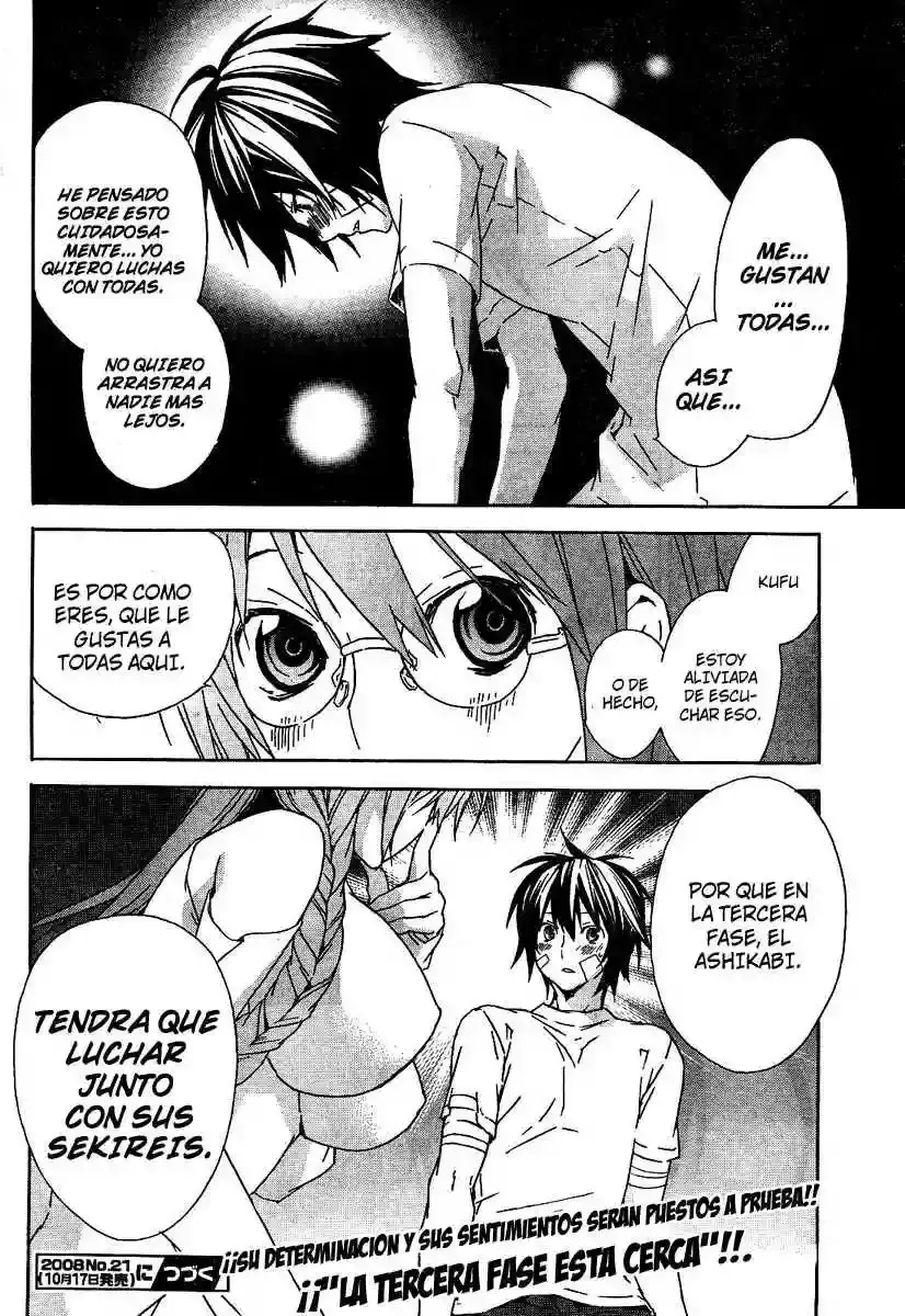 Sekirei capítulo 73, página 21