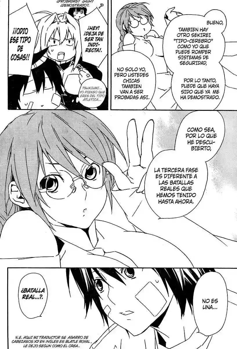 Sekirei capítulo 74, página 6