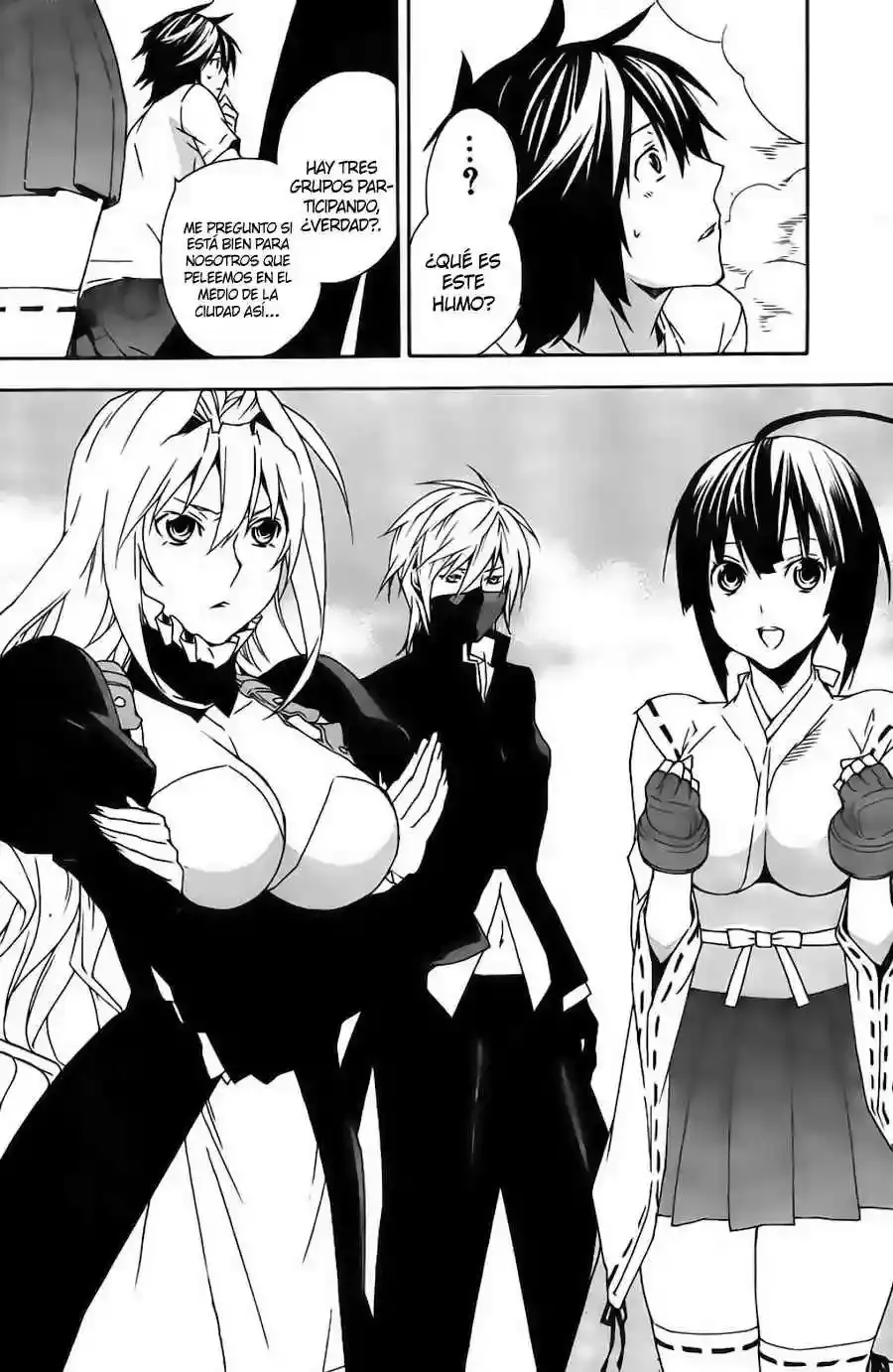 Sekirei capítulo 85, página 4