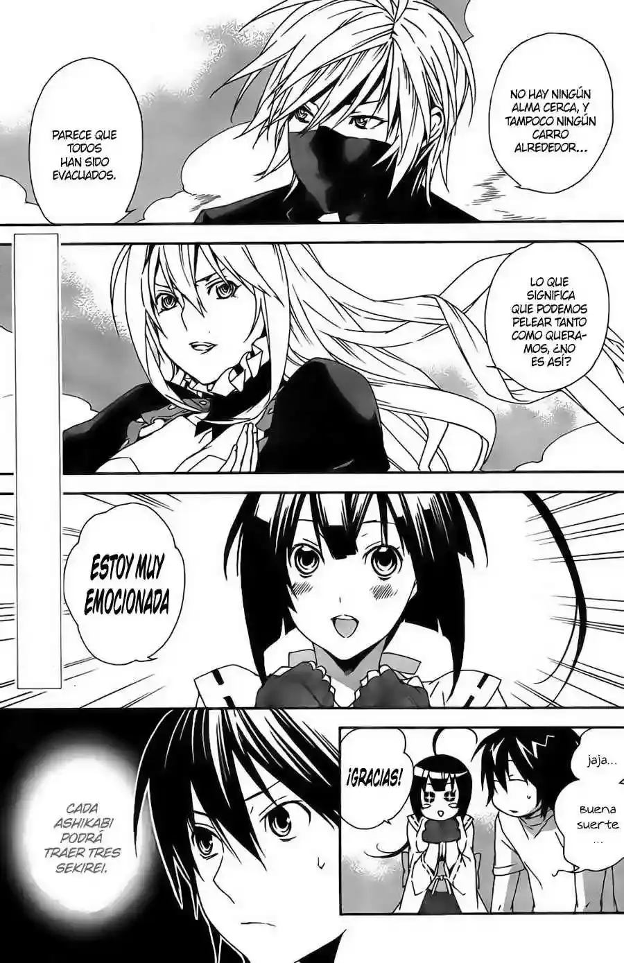 Sekirei capítulo 85, página 5