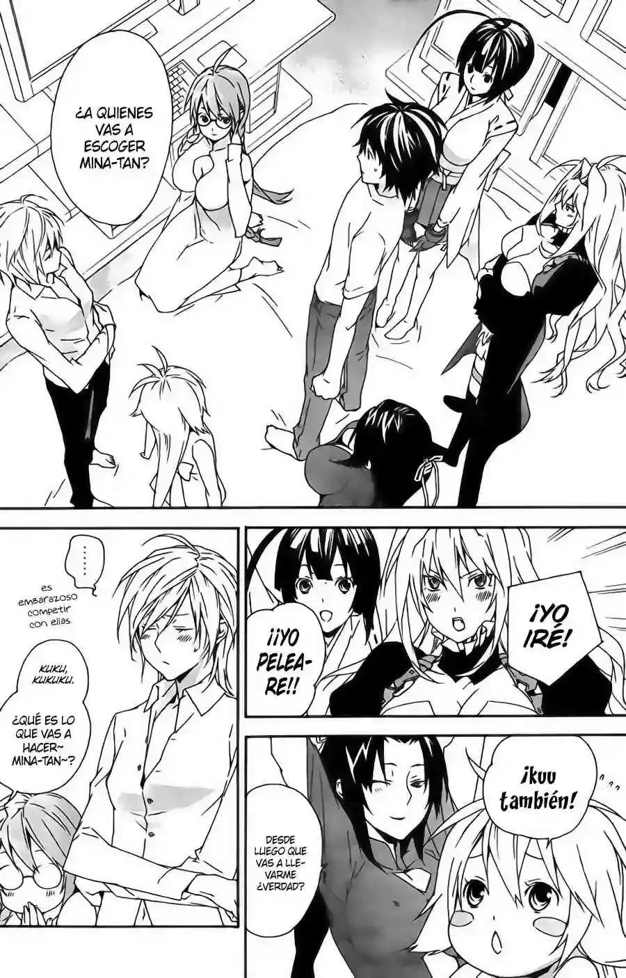 Sekirei capítulo 85, página 6
