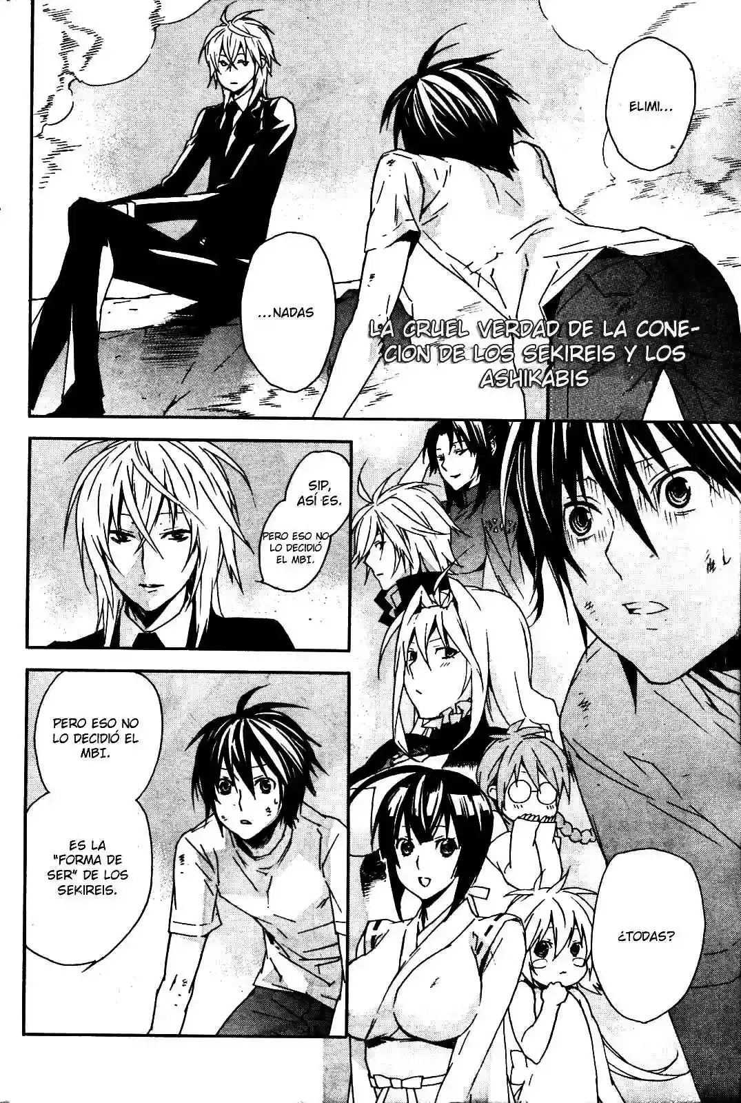 Sekirei capítulo 90, página 4