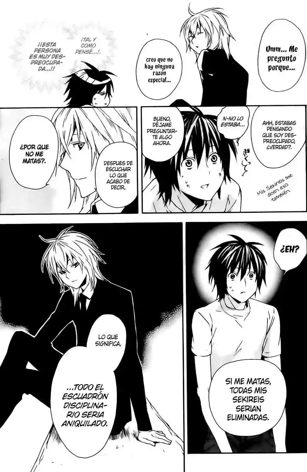 Sekirei capítulo 91, página 9