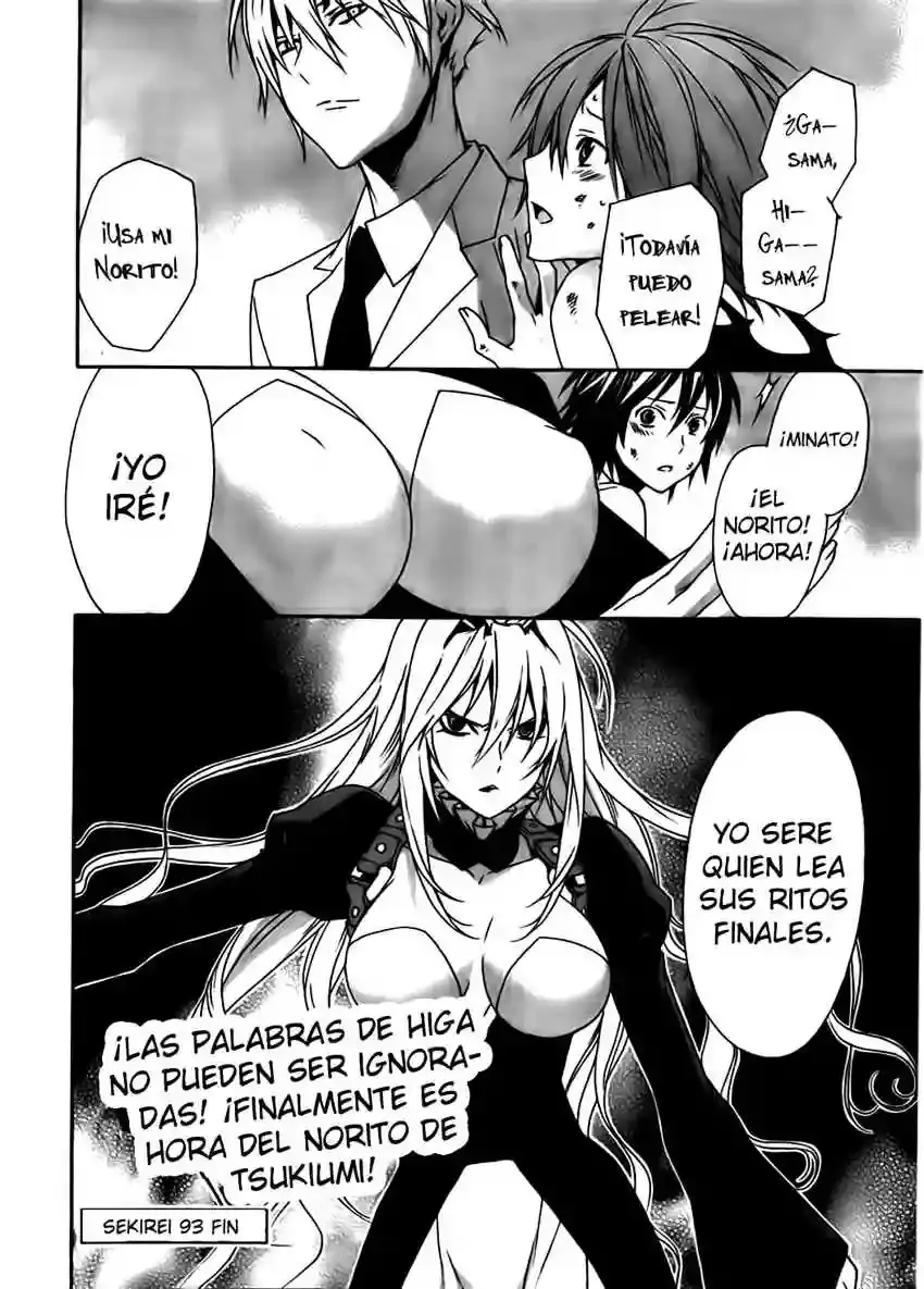 Sekirei capítulo 93, página 22