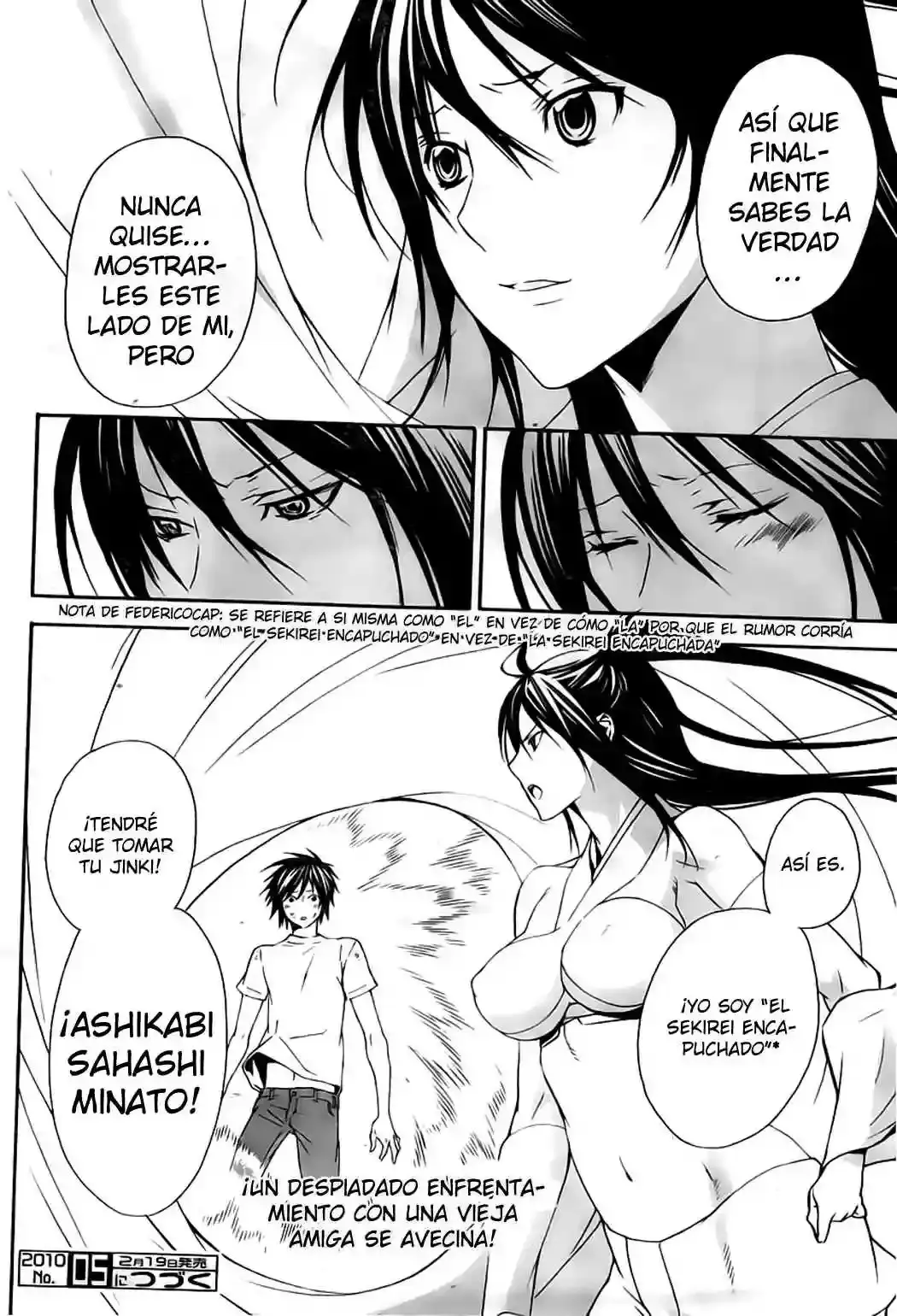 Sekirei capítulo 95, página 18