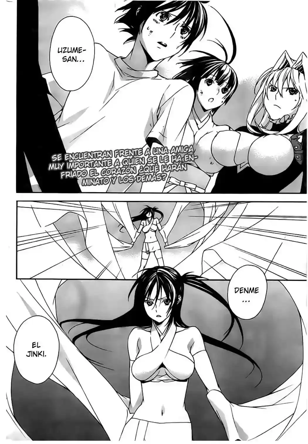 Sekirei capítulo 96, página 3