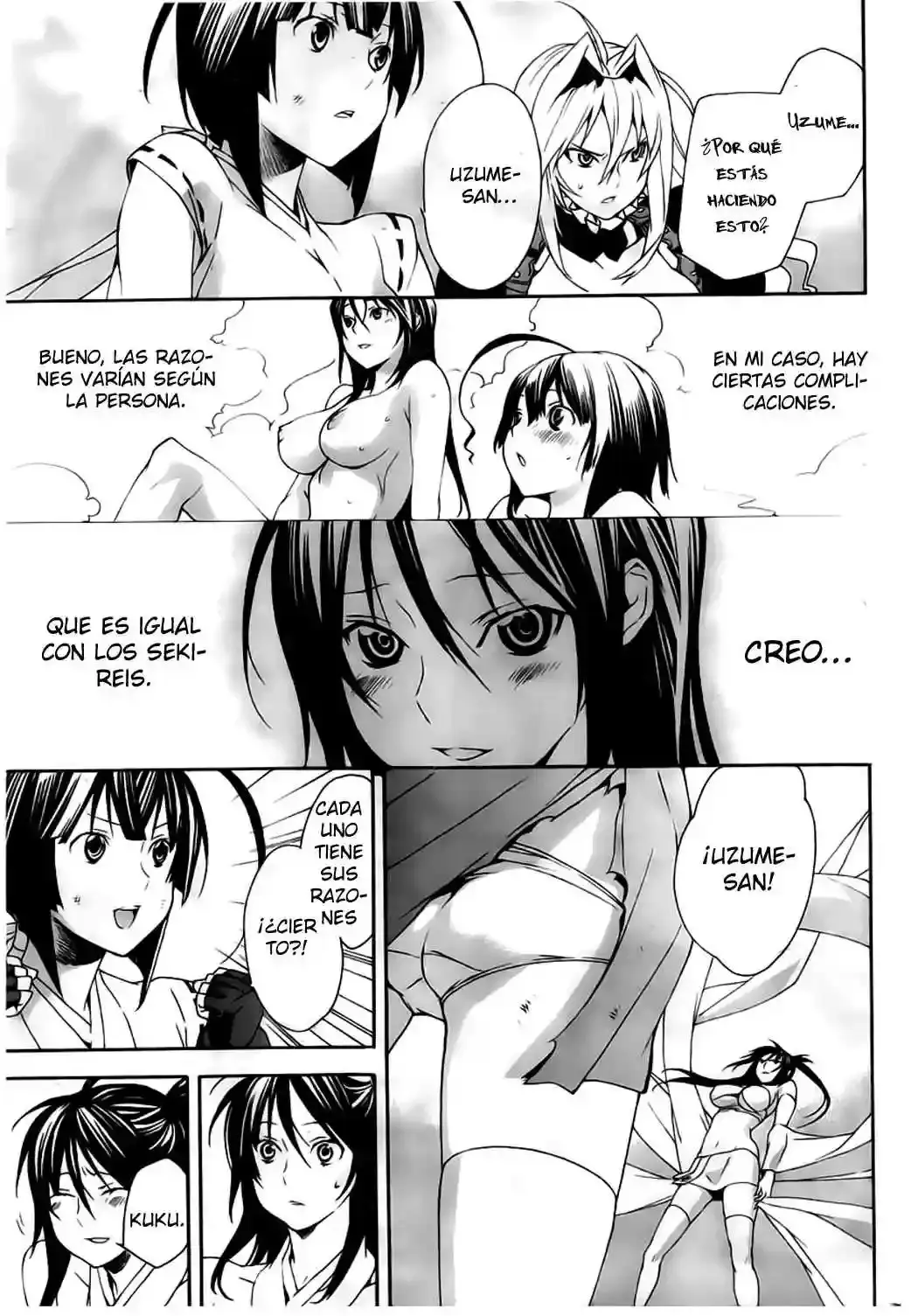 Sekirei capítulo 96, página 4