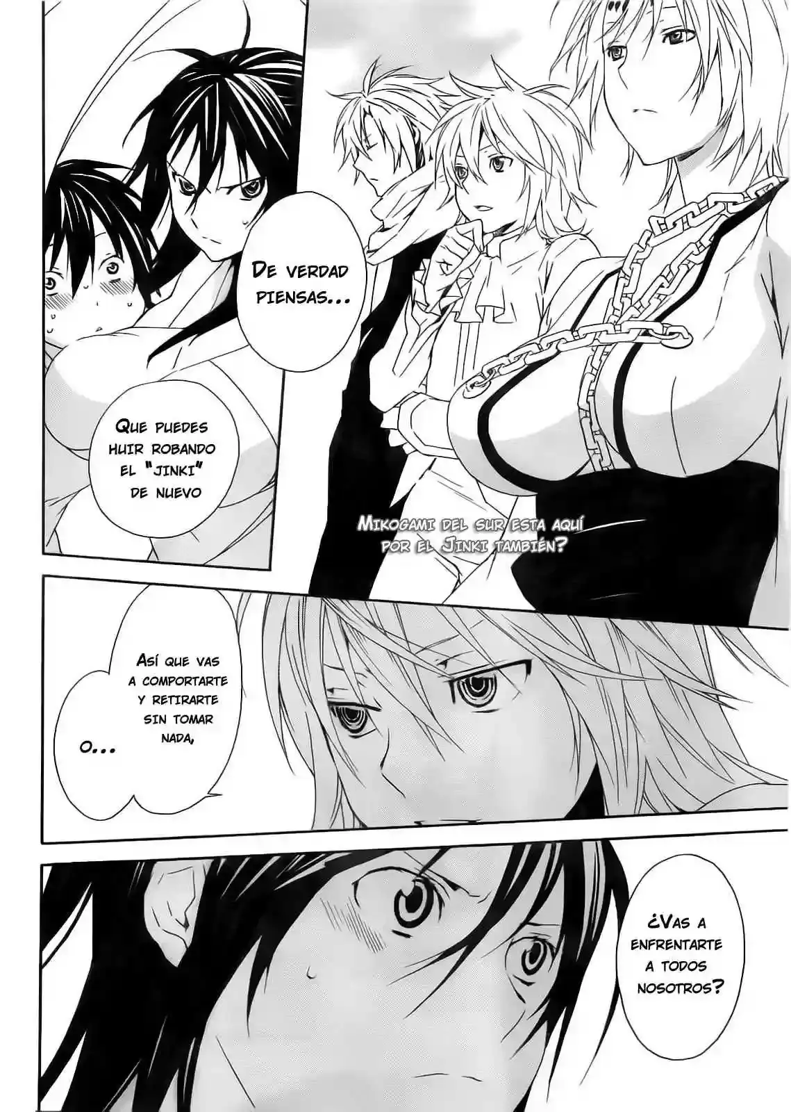 Sekirei capítulo 97, página 4