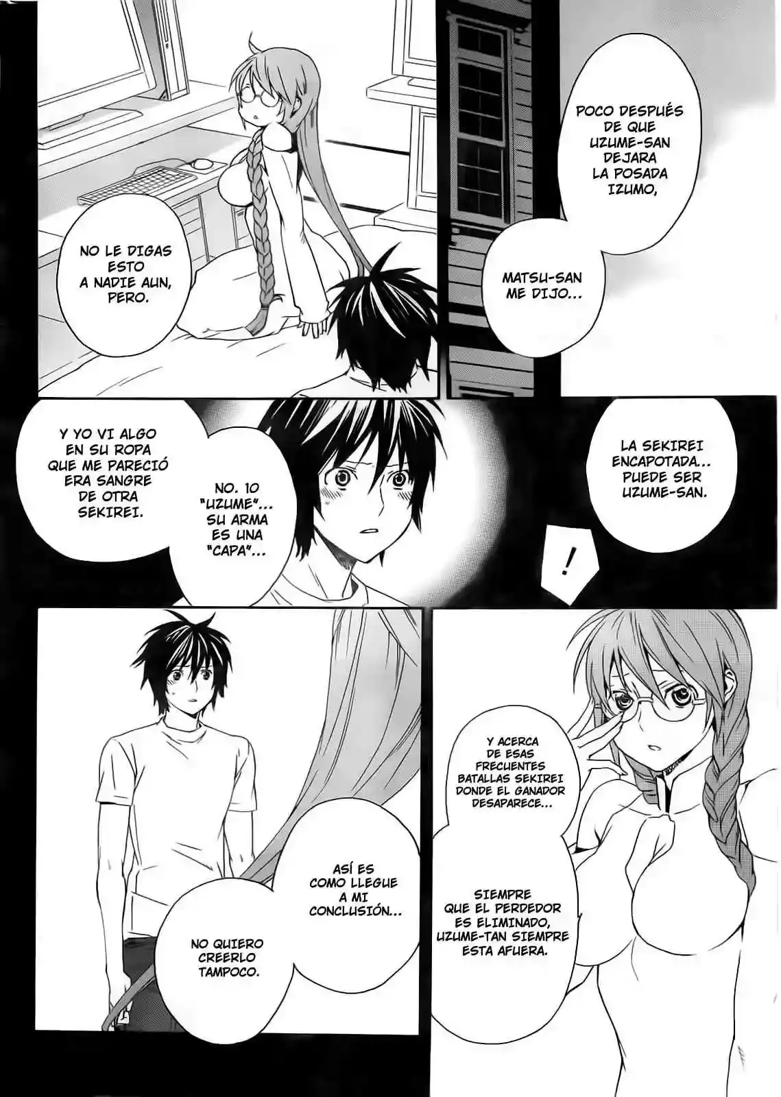 Sekirei capítulo 97, página 16