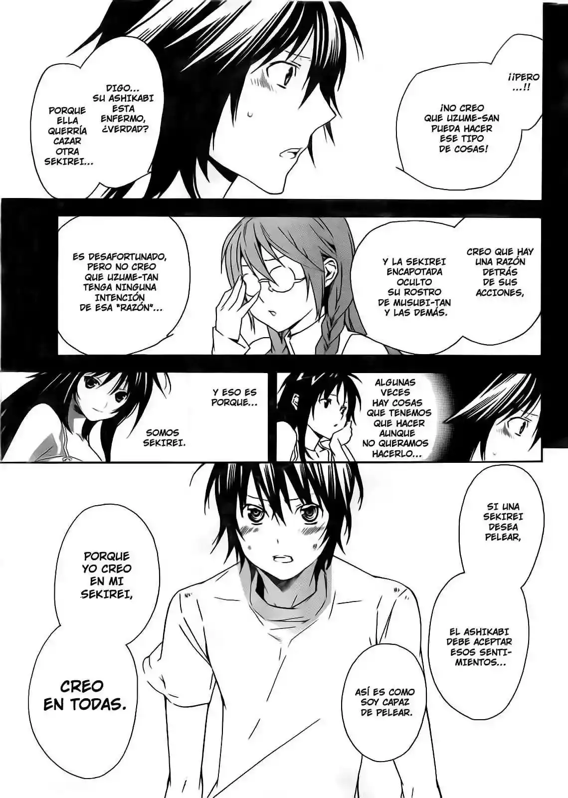 Sekirei capítulo 97, página 17