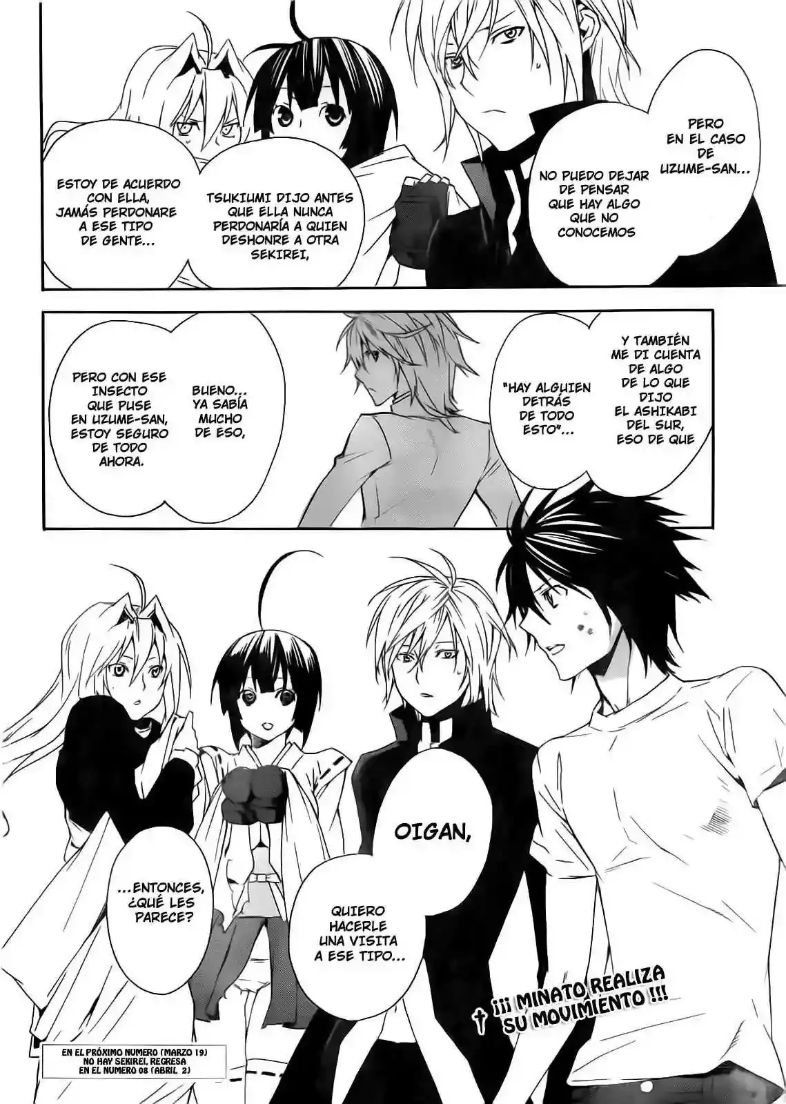 Sekirei capítulo 97, página 18