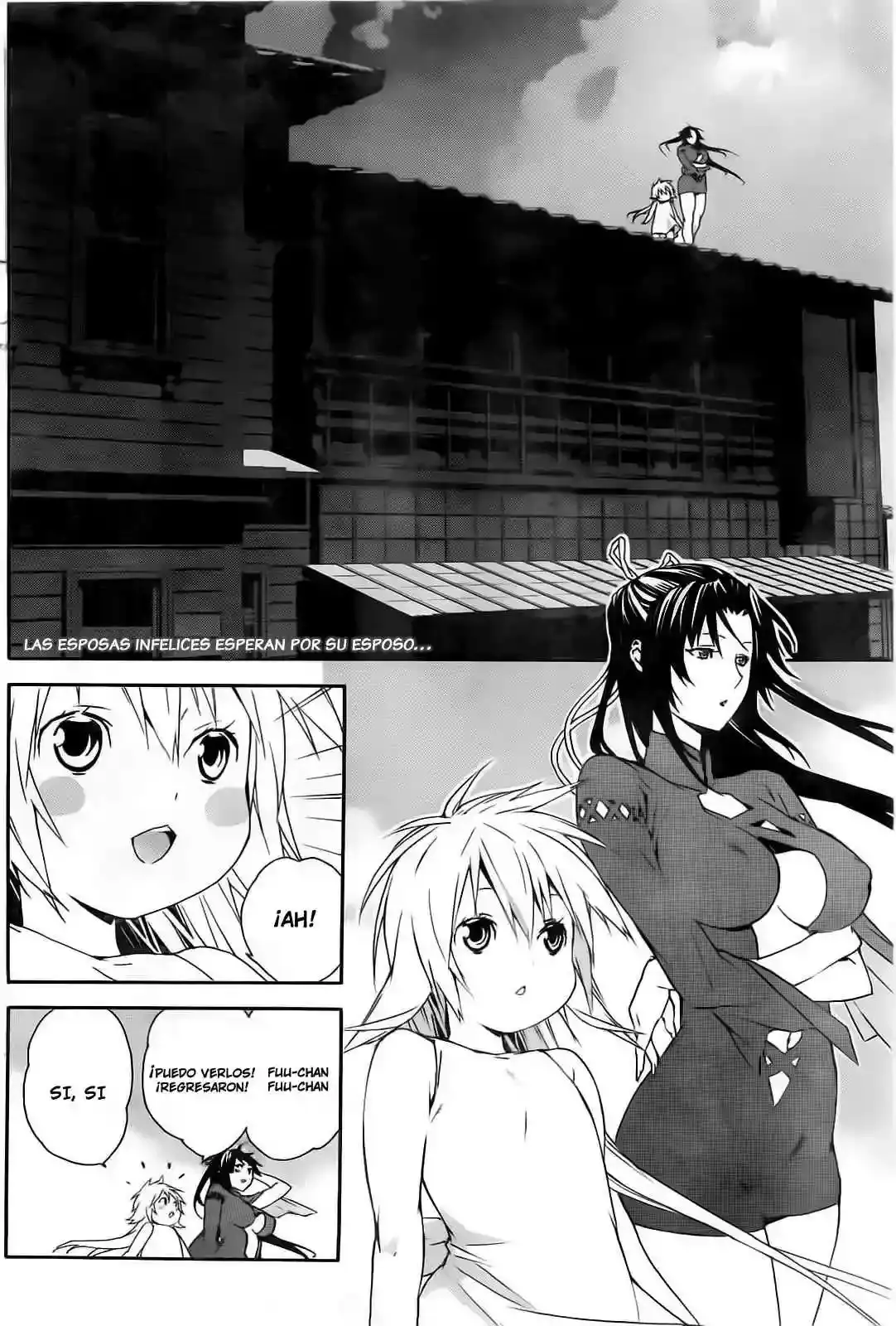 Sekirei capítulo 98, página 3