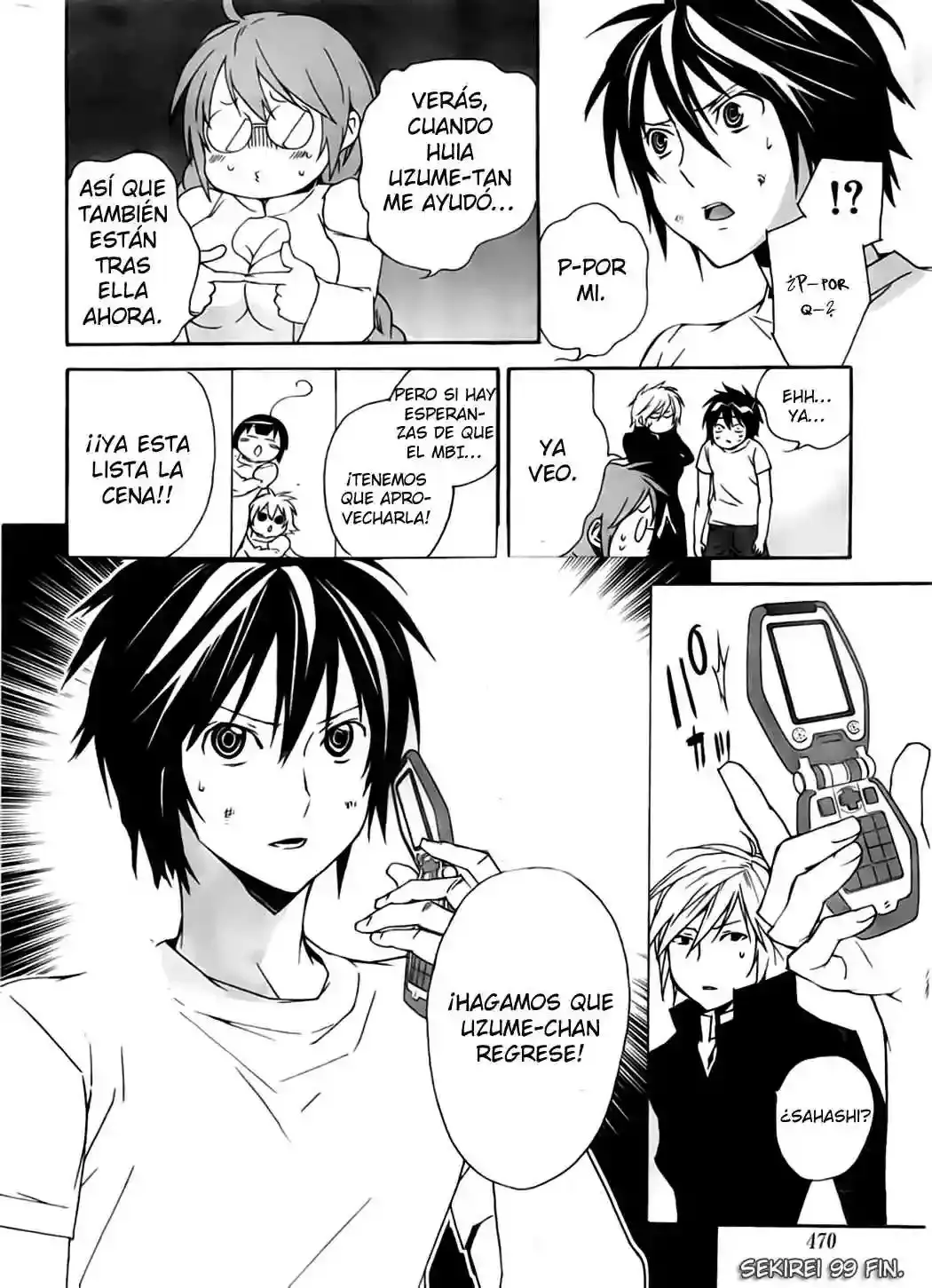 Sekirei capítulo 99, página 17