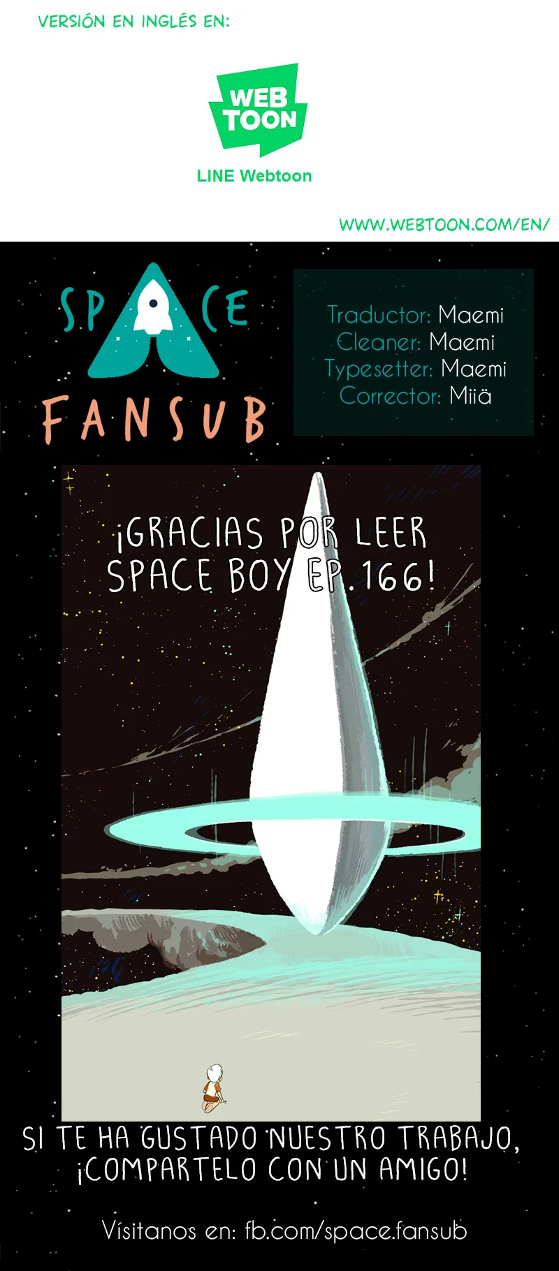 Space Boy capítulo 166, página 16