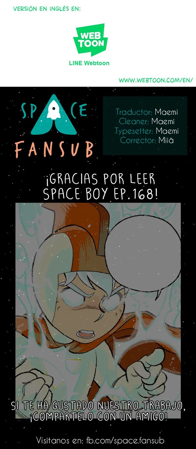 Space Boy capítulo 168, página 9