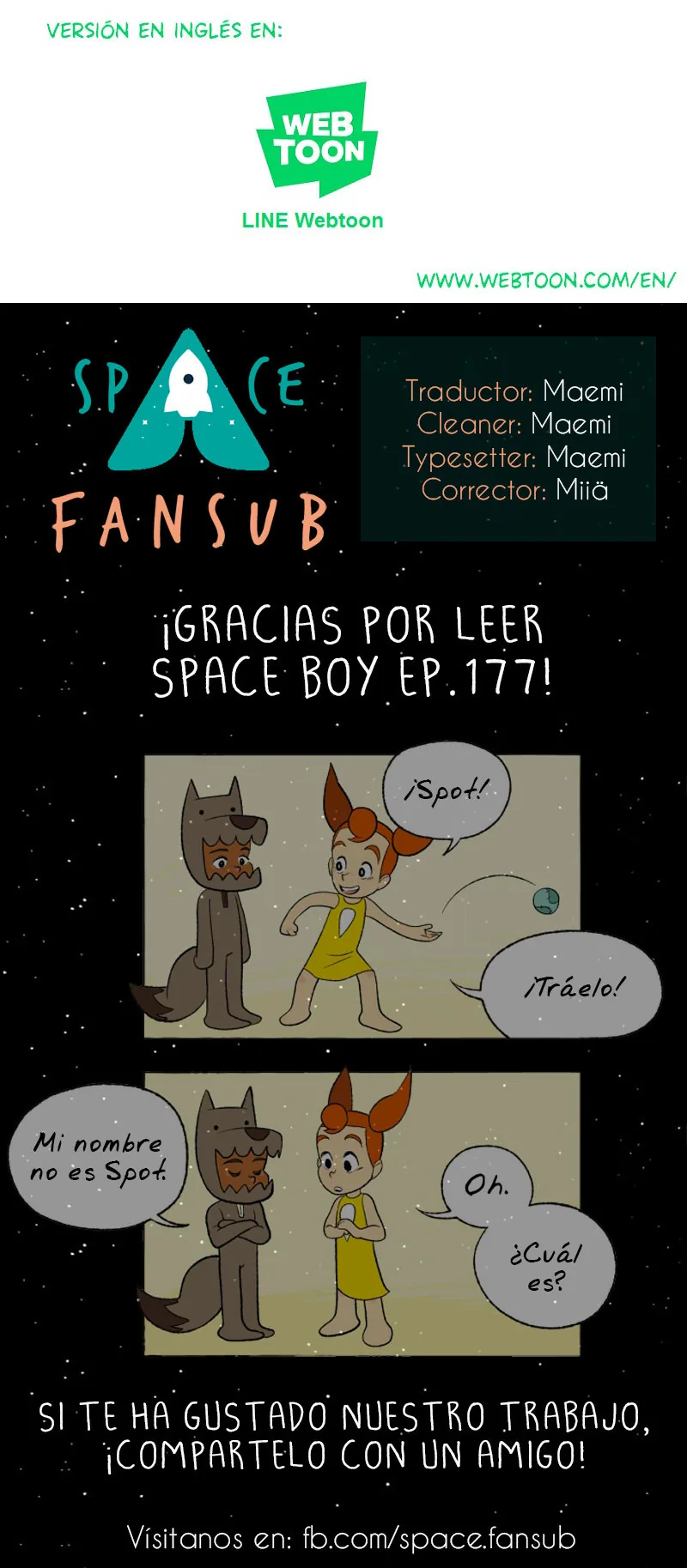 Space Boy capítulo 177, página 10