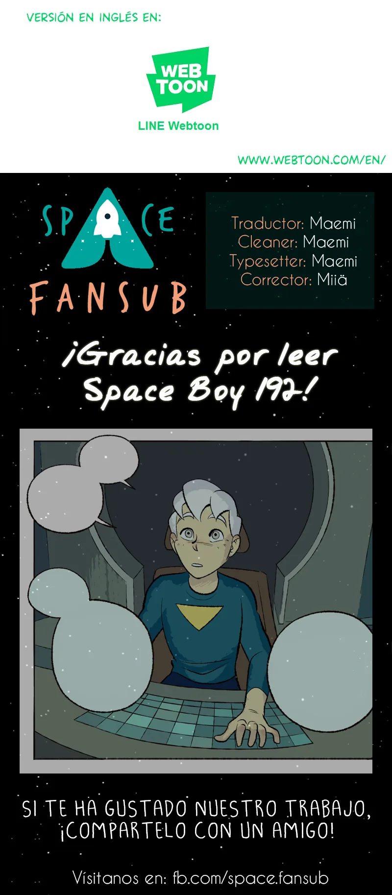 Space Boy capítulo 192, página 9