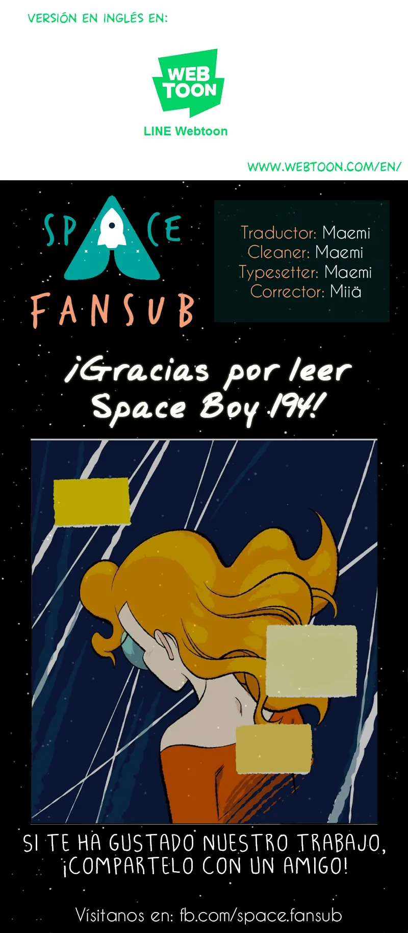 Space Boy capítulo 194, página 9