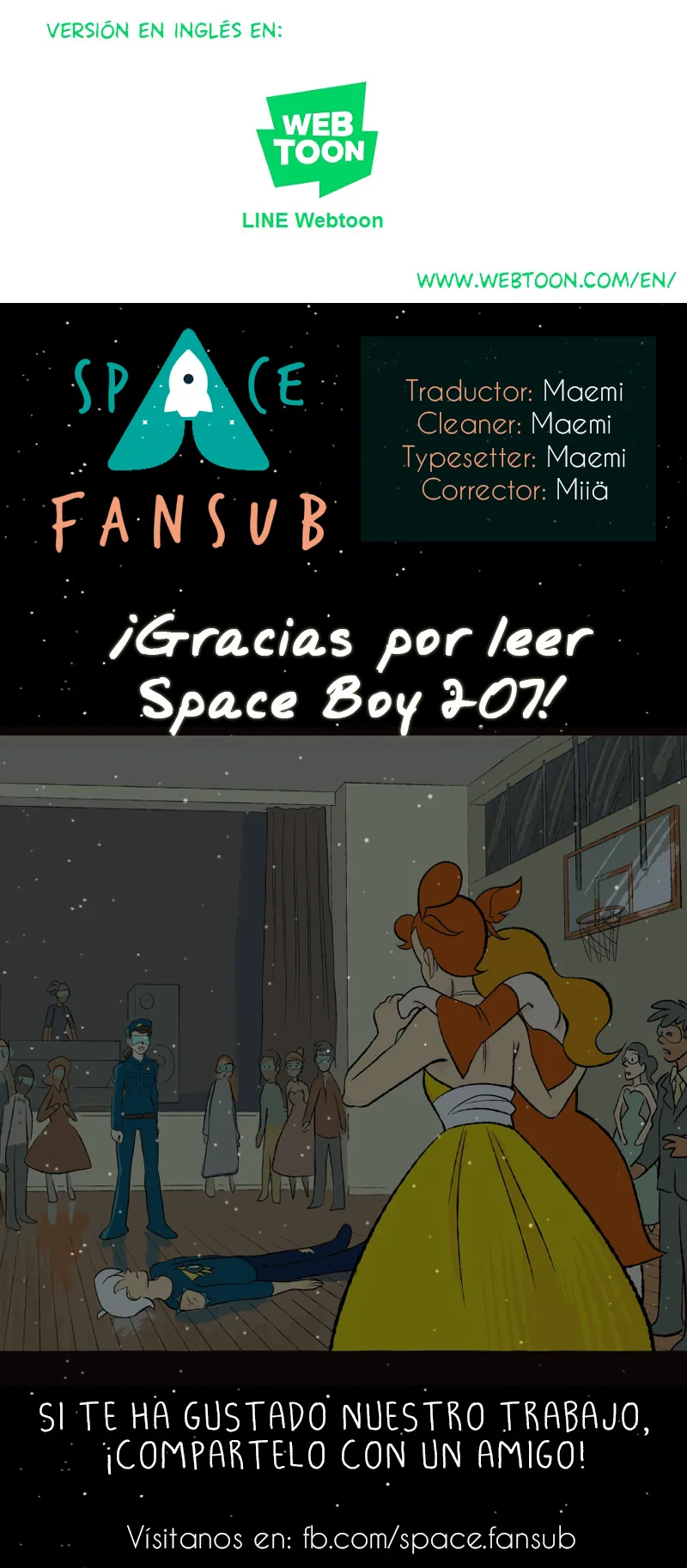 Space Boy capítulo 207, página 9