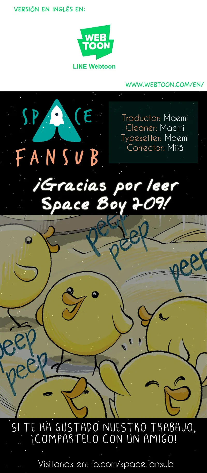 Space Boy capítulo 209, página 9