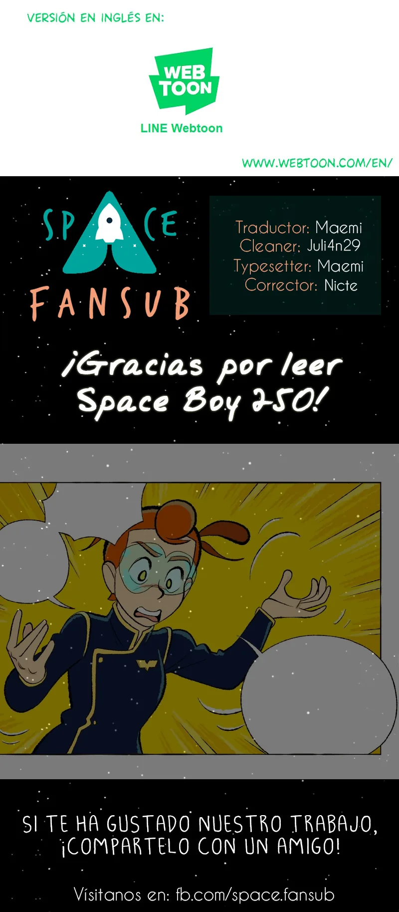 Space Boy capítulo 250, página 10