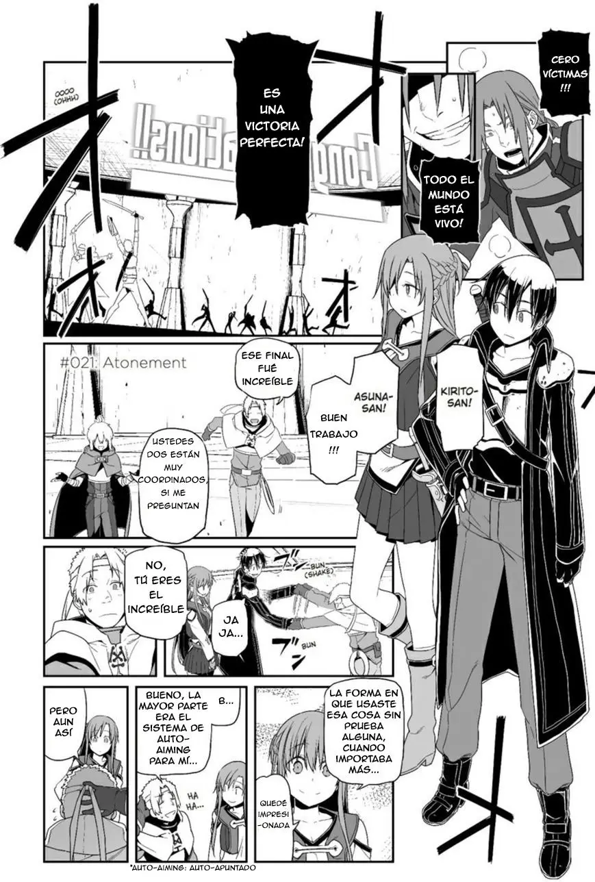 Sword Art Online: Progressive capítulo 21, página 1