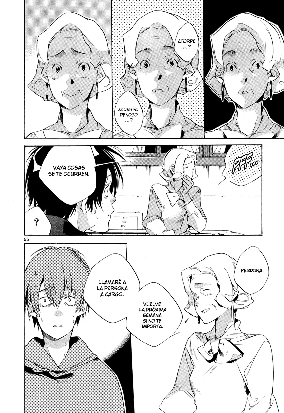 Tetsugaku Letra capítulo 3, página 57