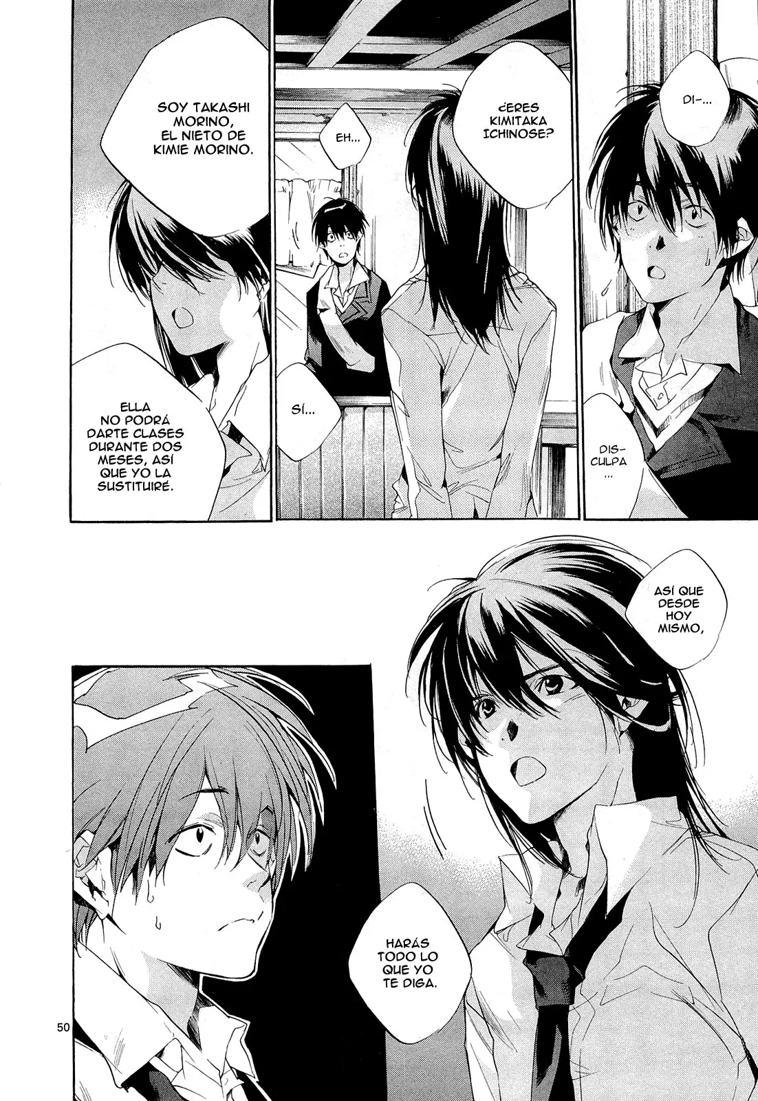 Tetsugaku Letra capítulo 4, página 54