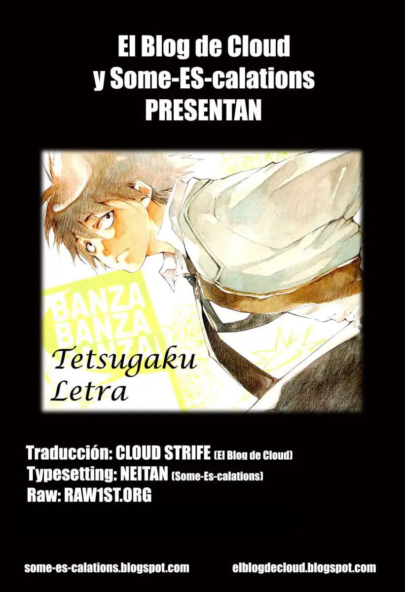 Tetsugaku Letra capítulo 8, página 1