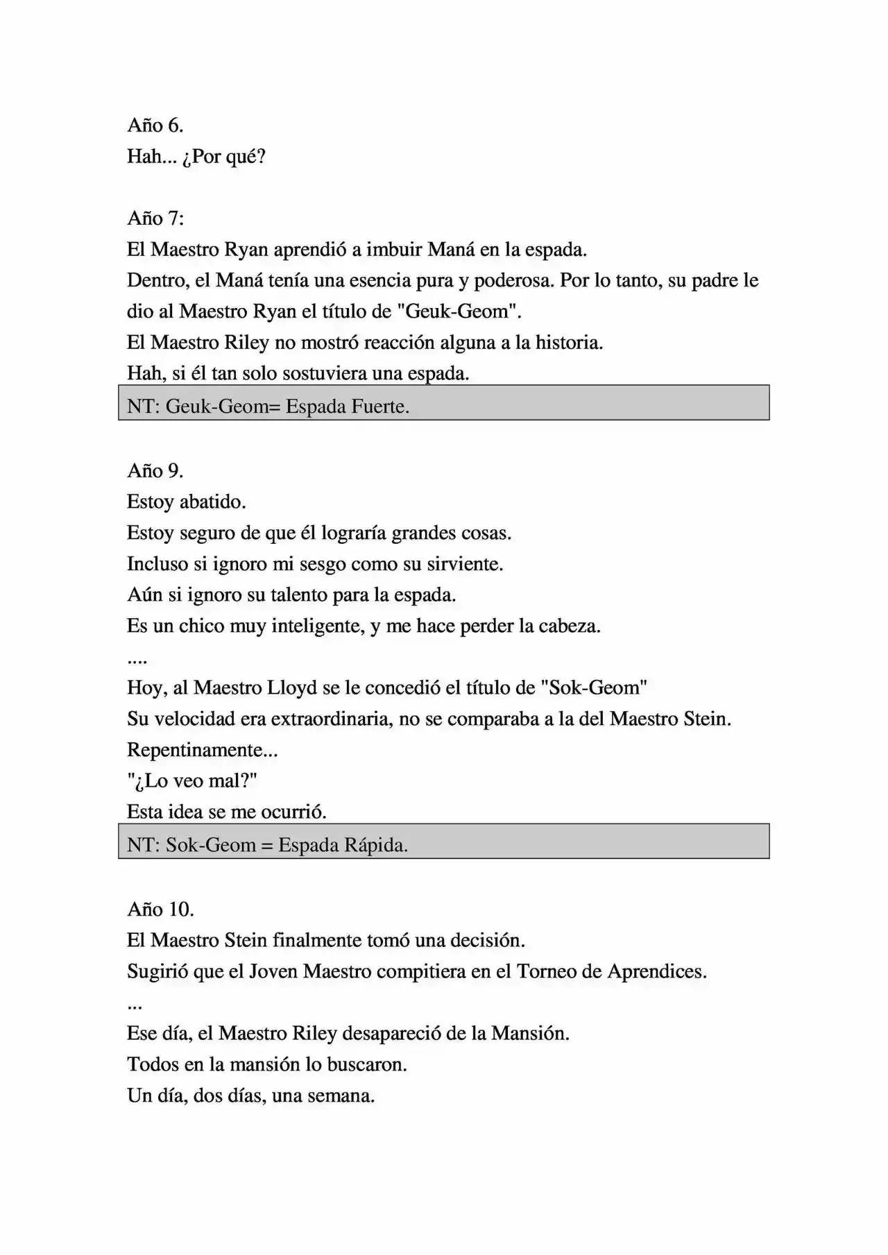 The Lazy Swordmaster capítulo 0, página 3