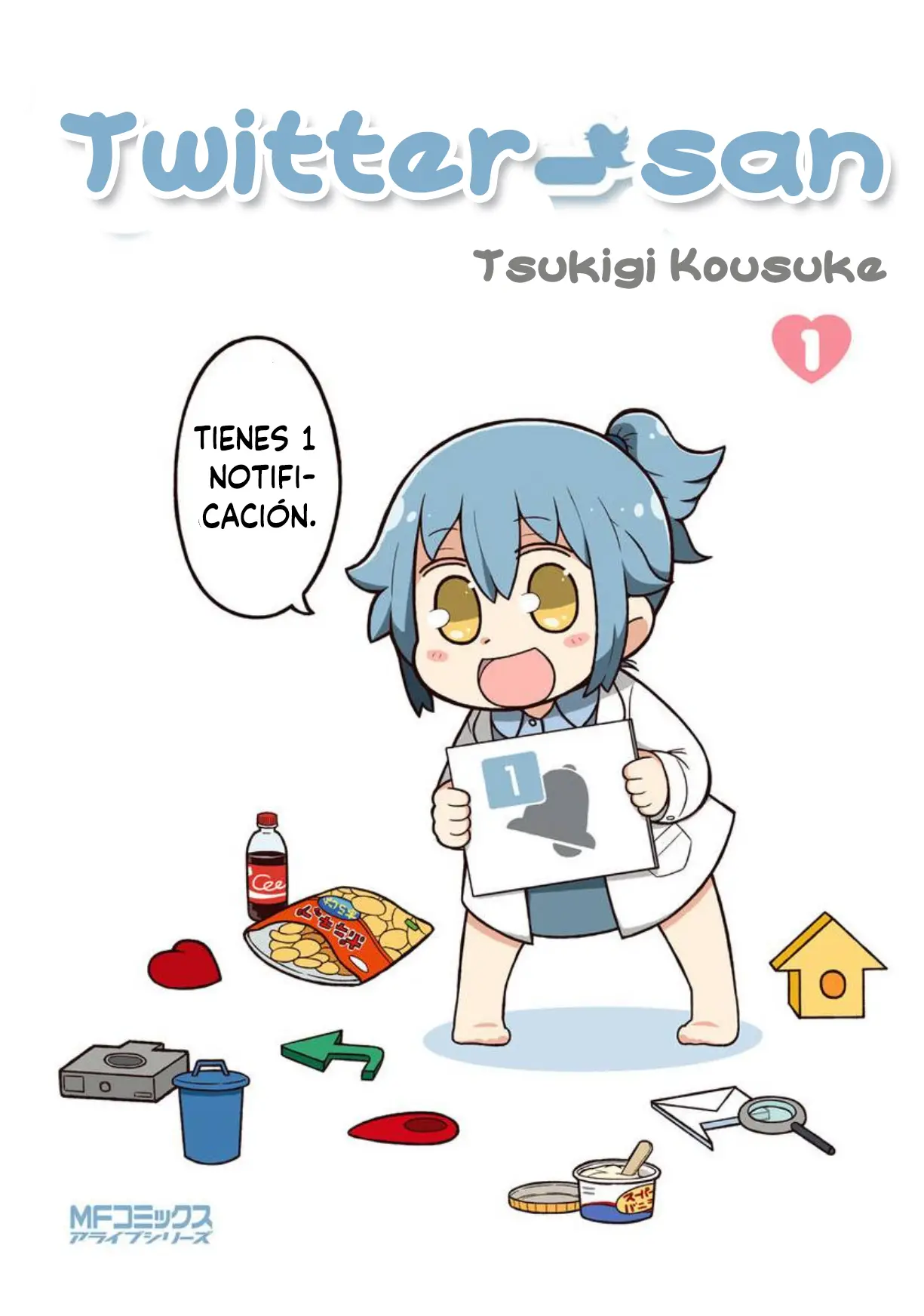 Twitter-san capítulo 1, página 2
