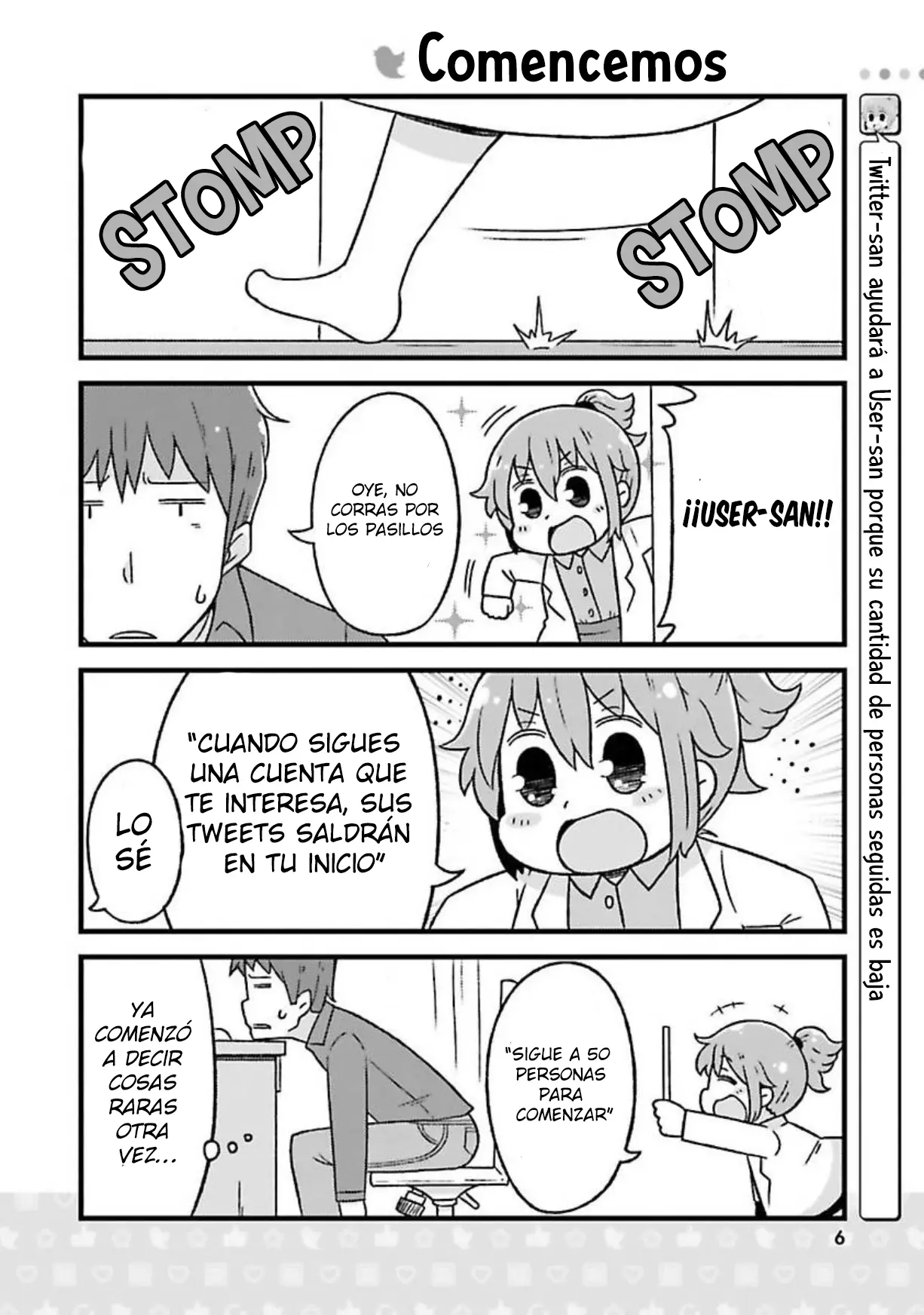 Twitter-san capítulo 1, página 7