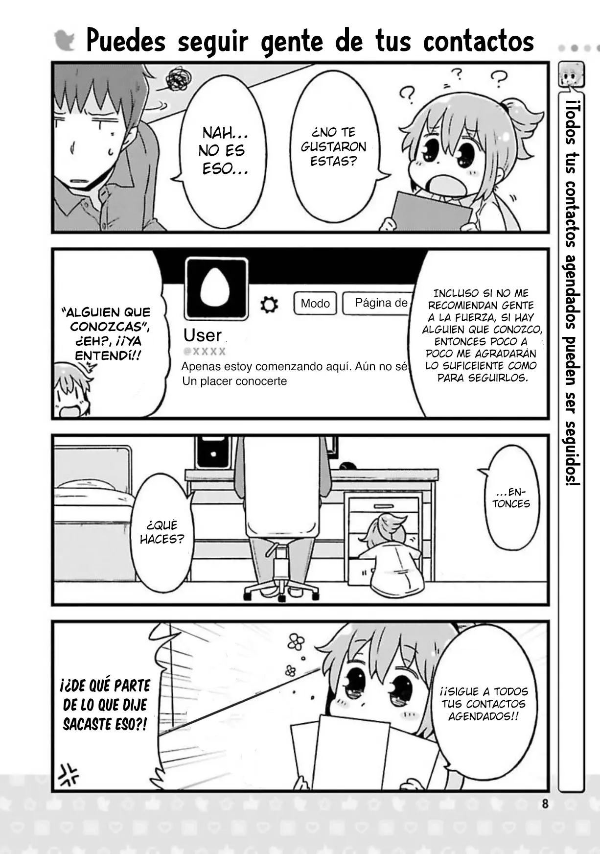 Twitter-san capítulo 1, página 9