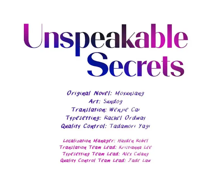 Unspeakable Secrets capítulo 1, página 5