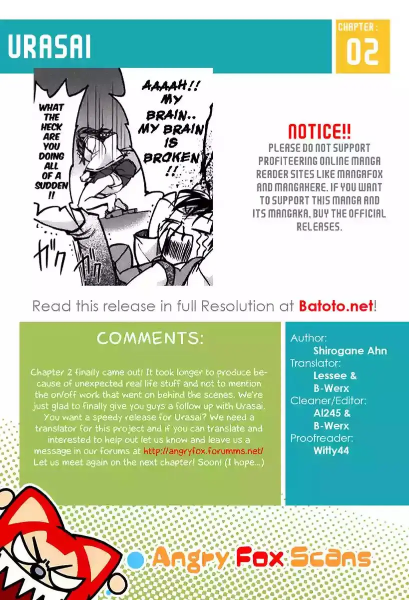 Urasai capítulo 2, página 3